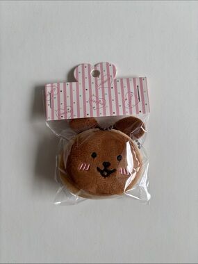 Mini Dorayaki bunny plush charm